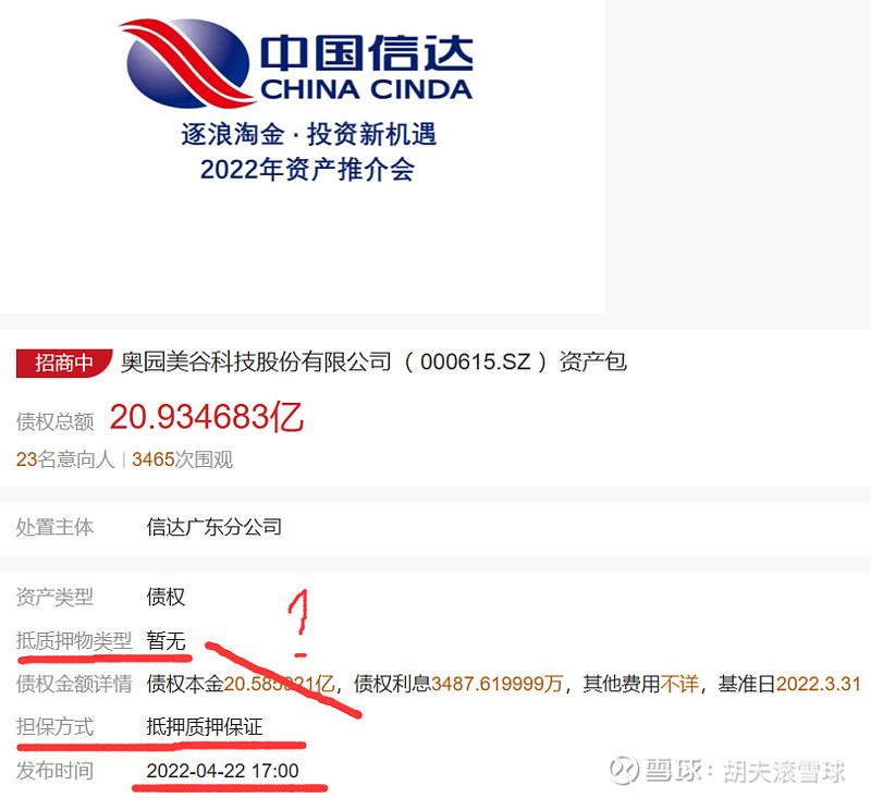 信达资产处置相关信息