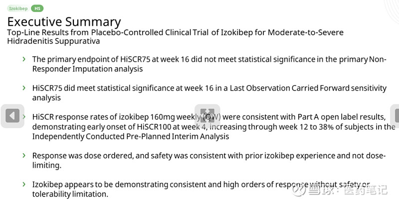 Acelyrin暴跌62%：IL-17类抗体Izokibep三期临床失败，创响生物拥有大中华区权益 Armstrong 2023年9月11日 ...