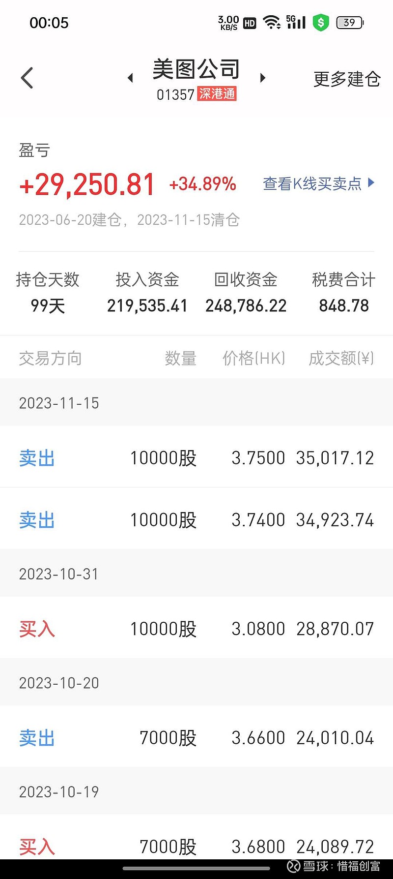 大陆人香港办卡投资港股手续费特别高吗？我今天整理了投资记录，发现每一笔几百港元的手续费，加起来居然五千多了。总投不过三十...