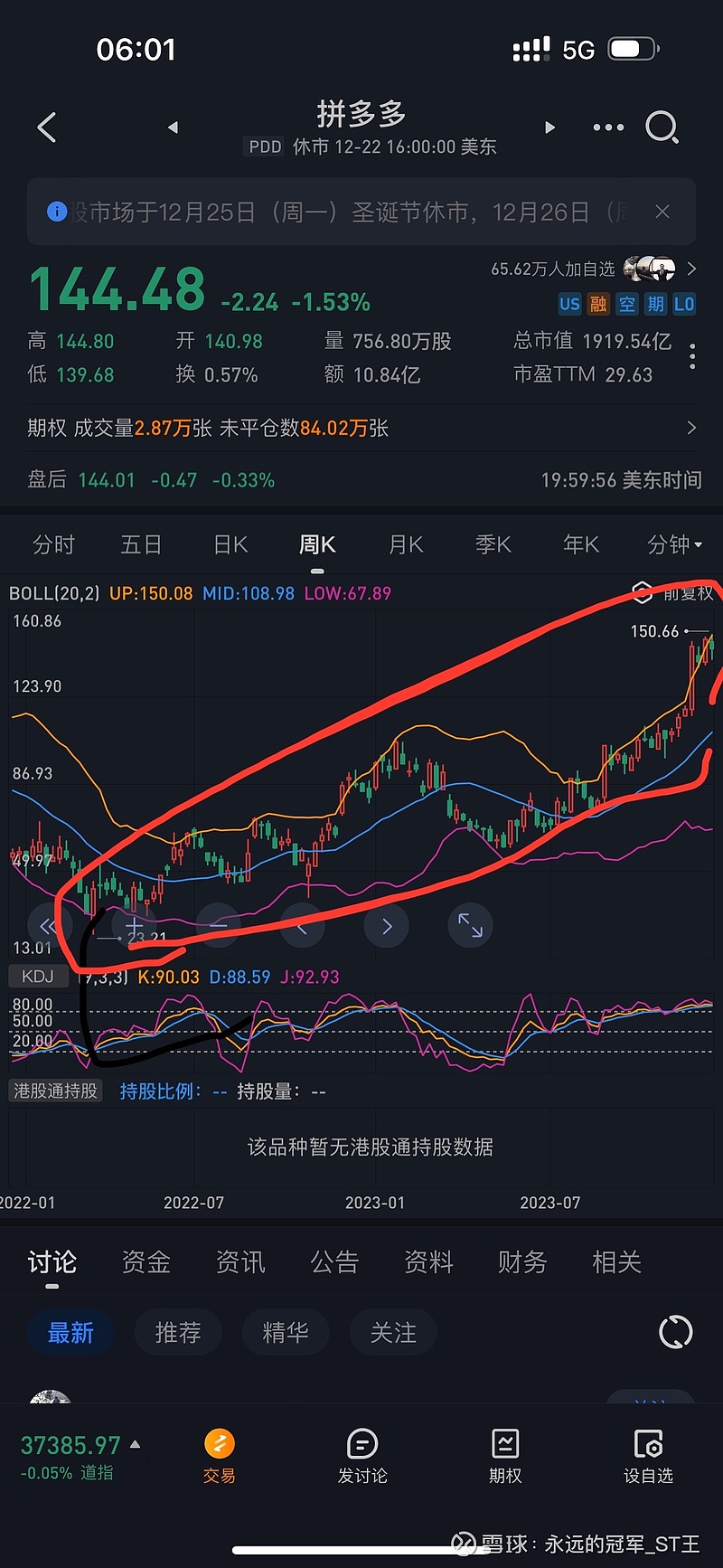 京东商品售价普遍比拼多多贵那么多，为何前者股价却连续暴跌，后者却连续暴涨？ 两支股票，一支一路上涨，一支一路下跌，且跌幅巨大！看下购物体验，曾经买 过一箱酒，感觉还不错，准备复购一箱。发现复购时又涨...