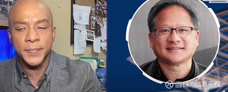 黄仁勋业绩后接受CNBC采访 主持人还是上次采访 Intel CEO的John，最重要的增量信息，是老黄具体阐释了财报中提及的几个点 ...
