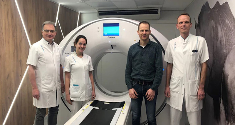 佳能第二台光子计数ct完成安装