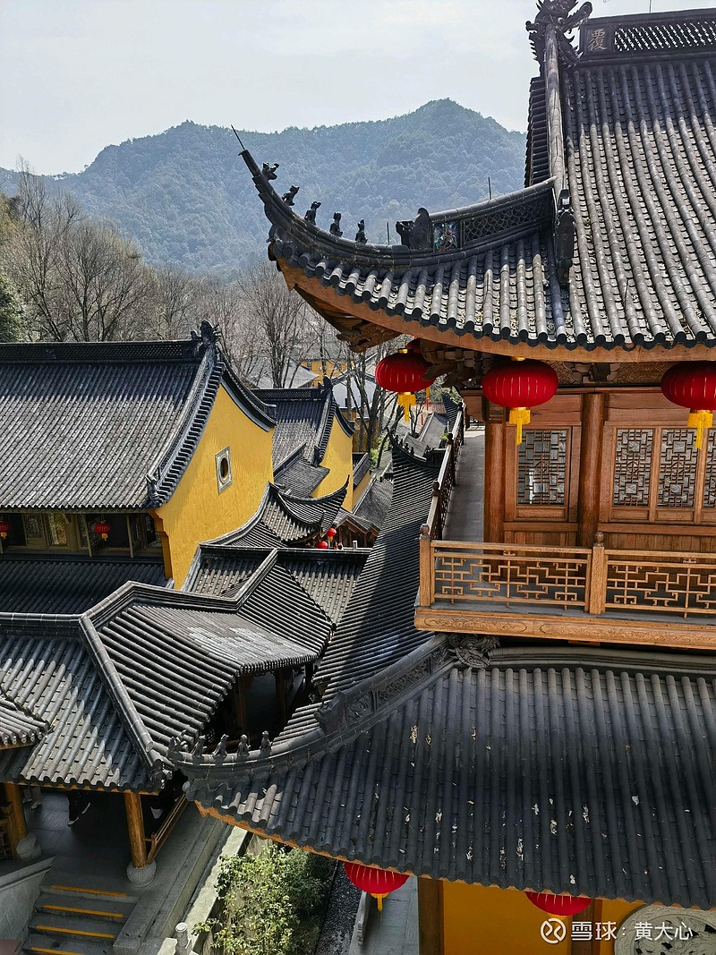 这几天杭州上天竺的法喜寺出圈了