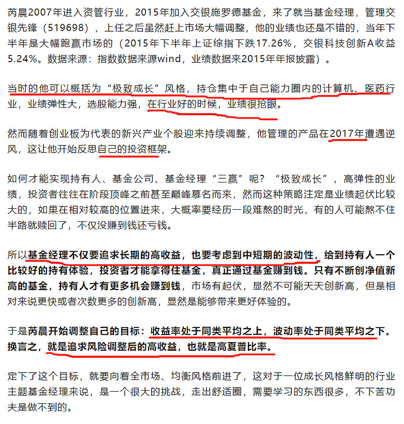 基金经理重温与速记何晓春易智泉芮晨