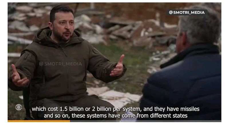 🔻泽连斯基抱怨：“这 数百亿