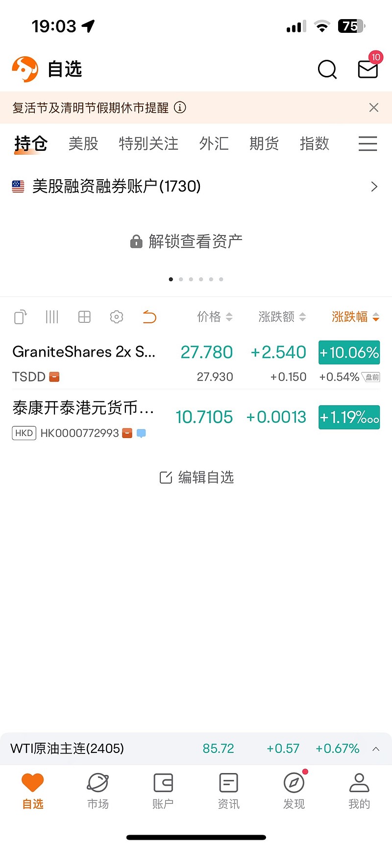 TSLA每日2倍做空ETF(TSDD)$ 全仓做空特斯拉。