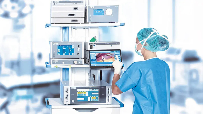 2023年4月,卡尔史托斯的新一代轻量级一体化手术室方案or1air在中国