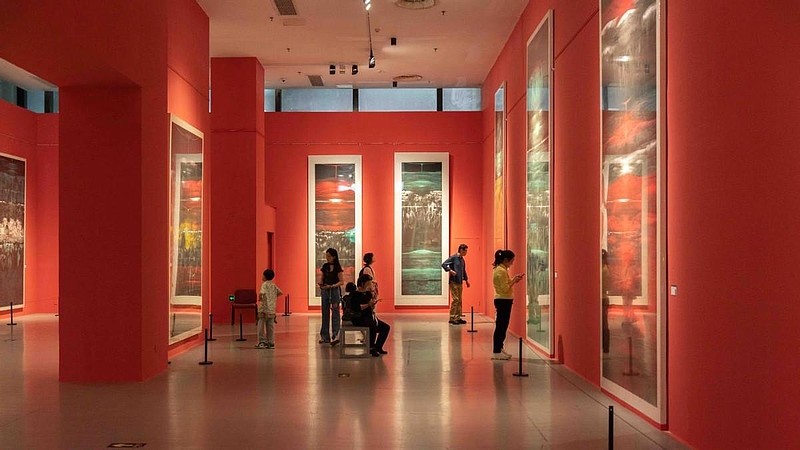 天地人和61大道不孤卢禹舜中国画作品展在重庆美术馆隆重开幕