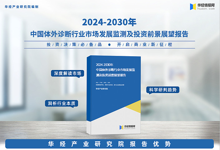 华经产业研究院&nbsp;体外诊断（IVD）是指在人体之外通过对人体样本（如血液、体液、组织等）进行