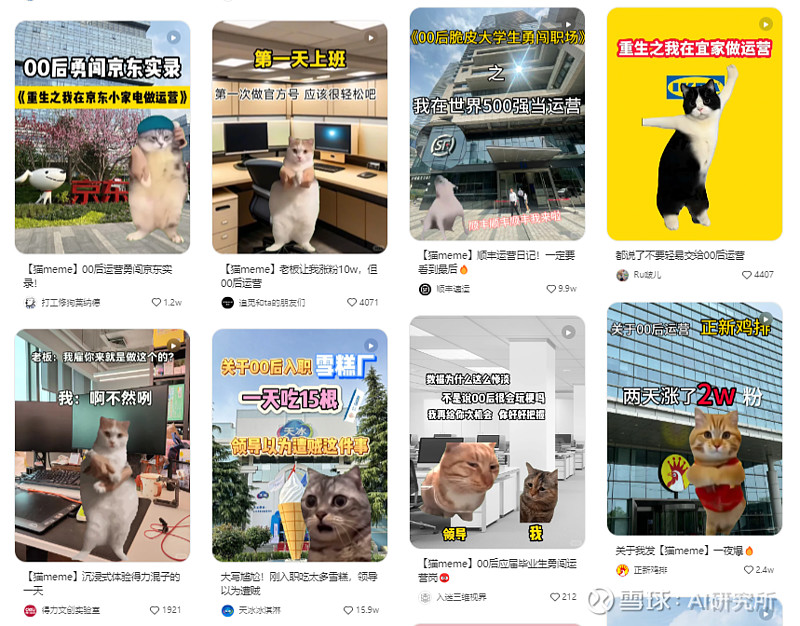 【猫meme】重生之我在xx做运营 “猫meme”已成功入侵互联网 一夜之间品牌全在小红书撸猫最近，“猫meme”的vlog视频 在社交平台 ...