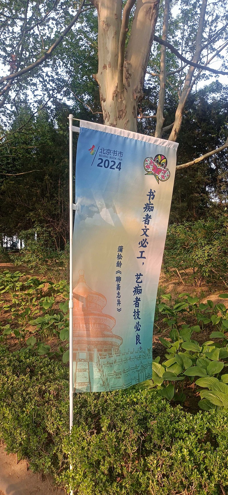 从北京画院美术馆出来,去了朝阳公园的北京书市.