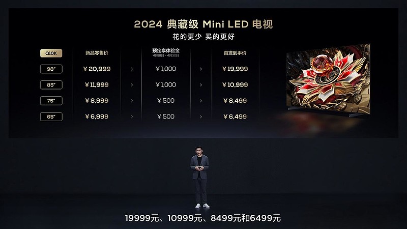 再次震撼行业！TCL发布典藏级Mini LED电视Q10K/Q10K Pro和真XDR高画质Mini LED电视 T7K-锋巢网