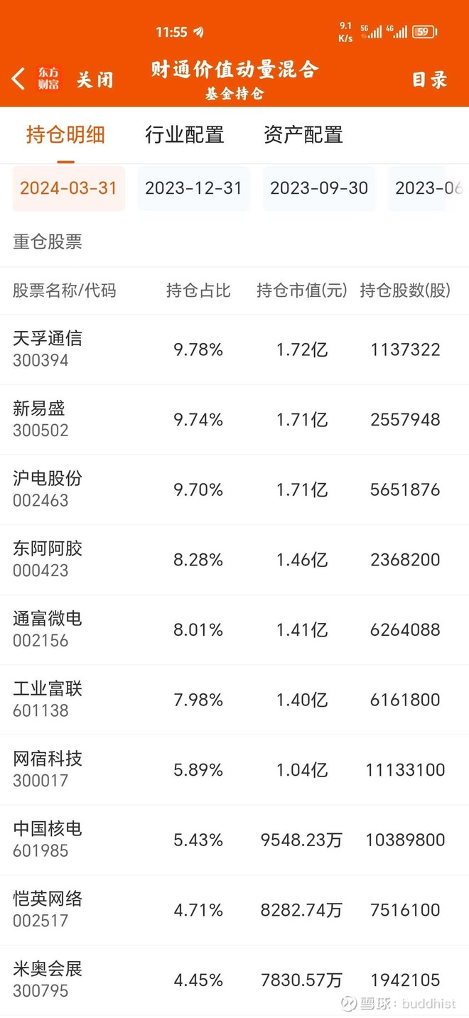 一季报没有紫天了