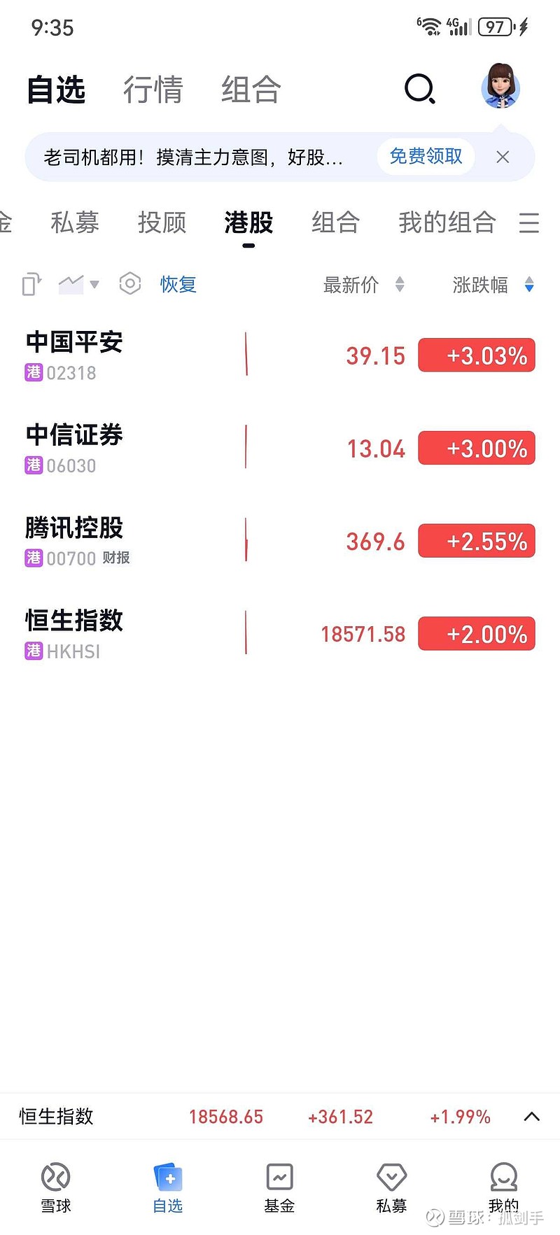 港股中国平安今日行情图片