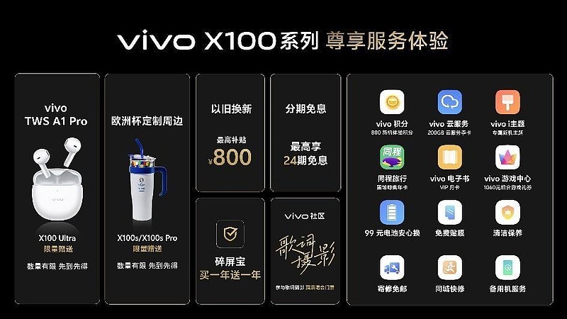 首发蓝图影像,重新定义ultra标准,vivo x100系列新增三款新品