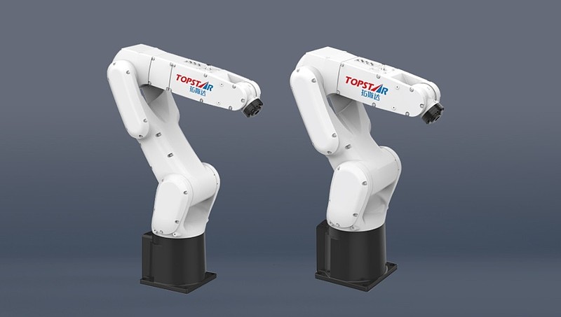 公司的工业机器人本体包括 scara 机器人,六轴多关节机器人,delta
