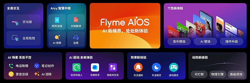 全新 Flyme AIOS 登场！手机特种兵魅族 21 Note 全系 16GB 大内存仅 2599 元起！-锋巢网