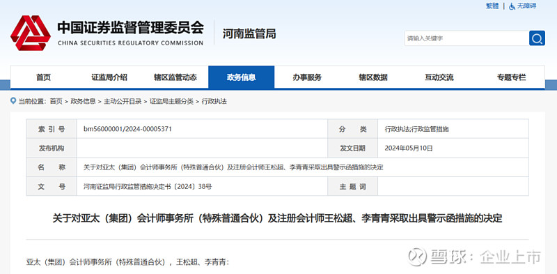 关于对亚太(集团)会计师事务所(特殊普通合伙)及注册会计师王松超,李