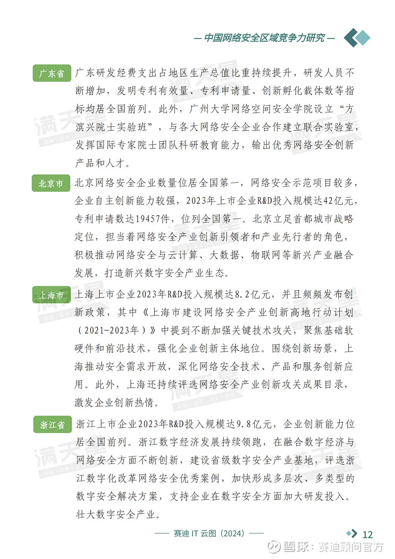 《it云图》系列(六):中国网络安全区域竞争力研究