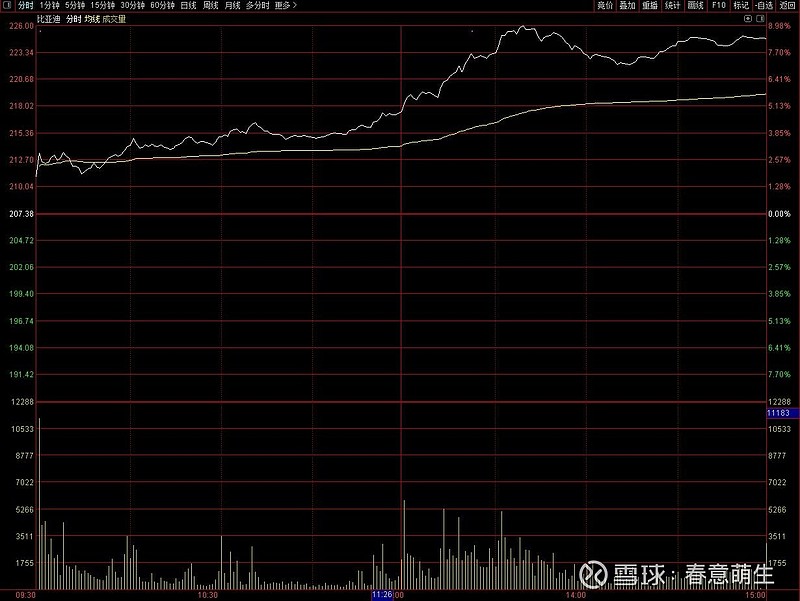 比亚迪暴涨8%,改写a股历史