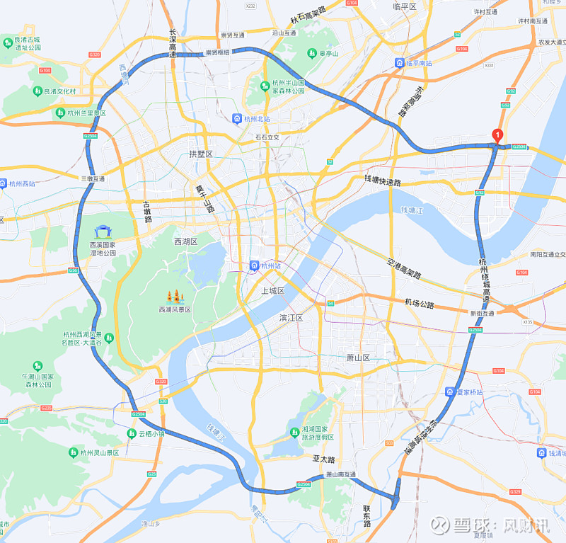 但那个时候杭州城市规模不大,堵车情况也不严重,开车走绕城高速的次数