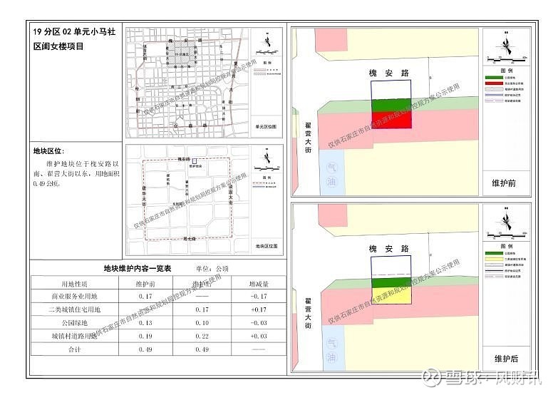 石家庄住宅类商业类项目解遗相关地块控规调整