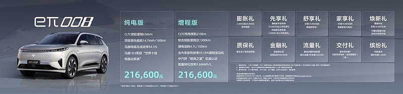 起步即高配18.86万元起的eπ008上市 开启家用SUV人人舒享时代-锋巢网