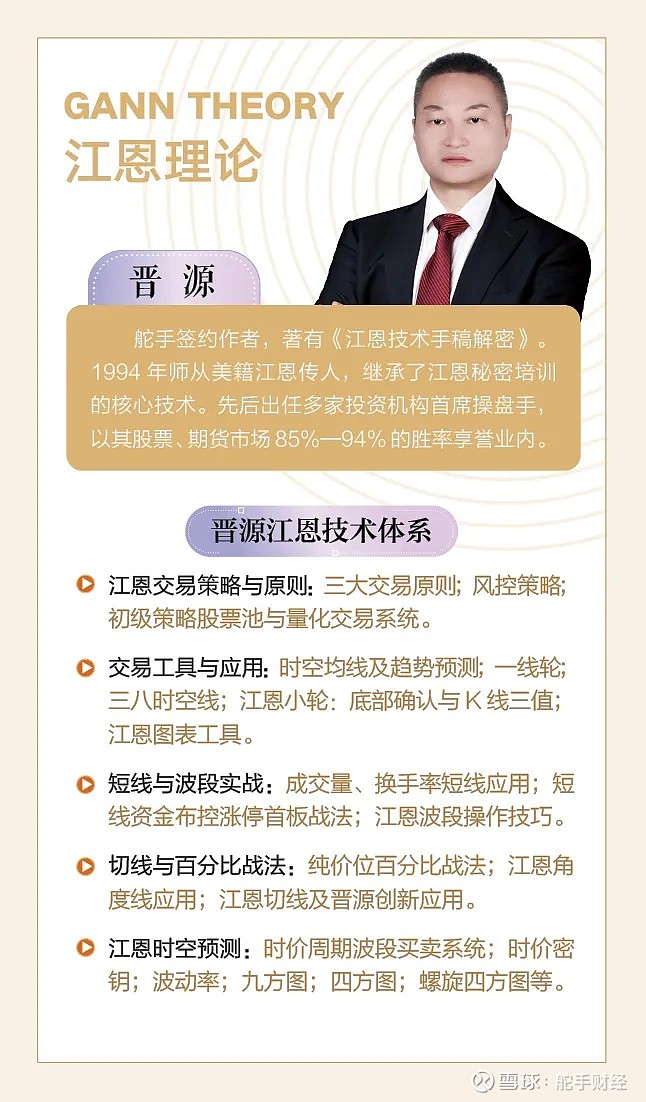 交易巨匠：威廉·江恩的传奇人生 威廉·江恩，全球公认的交易巨匠，他的江恩理论已成为金融市场最为尖端的实战技术。威廉·戴尔伯特·江恩1878年6 ...