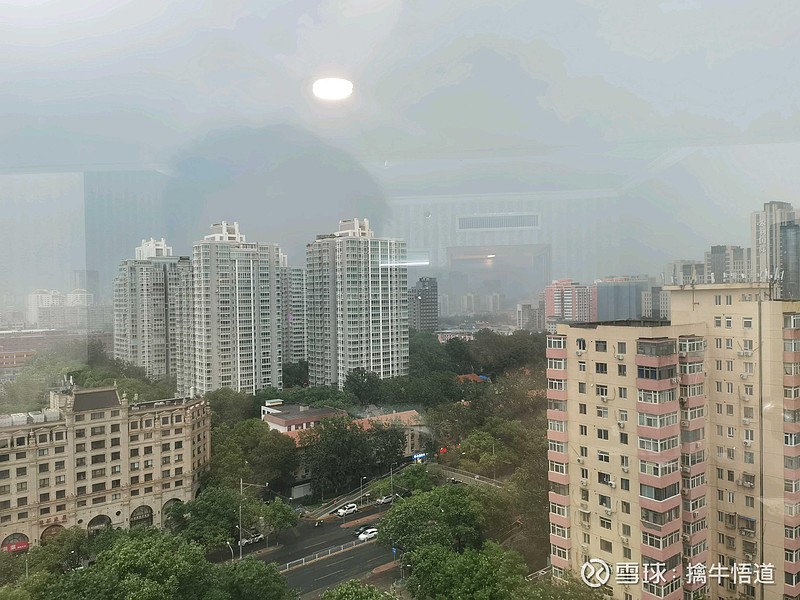 北京终于要下雨啦！赶紧回酒店！