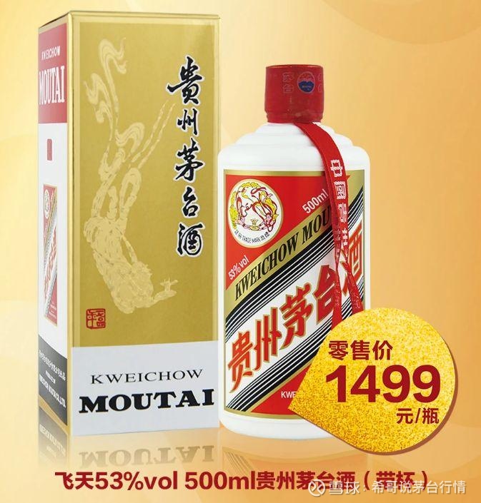 2024年7月30日茅台行情！飞天上涨53%vol500ml贵州茅台酒2023年11月1日