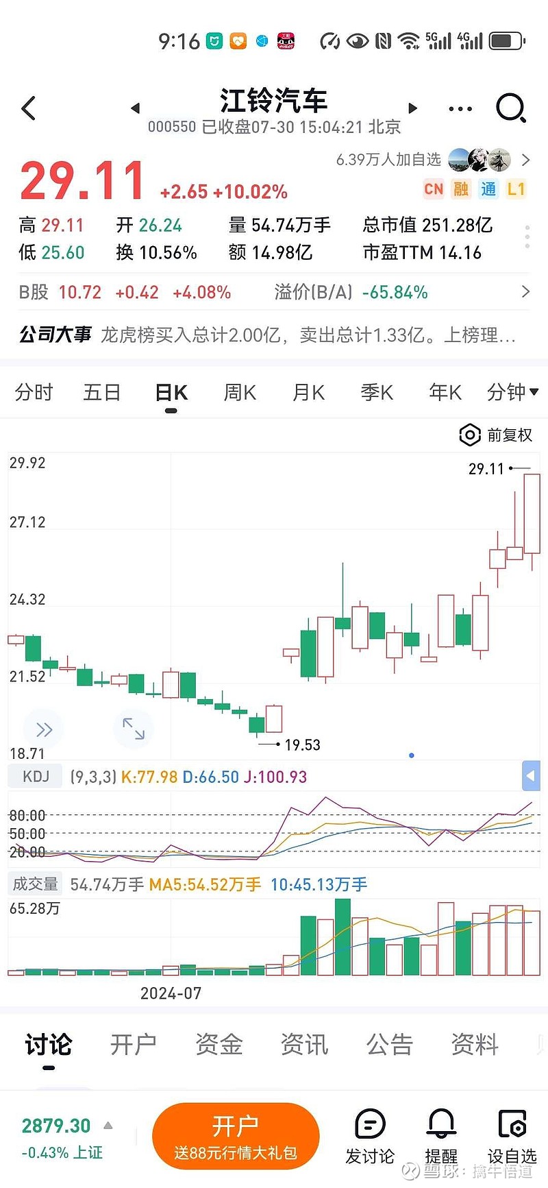 江铃汽车 、 福田汽车 、 安