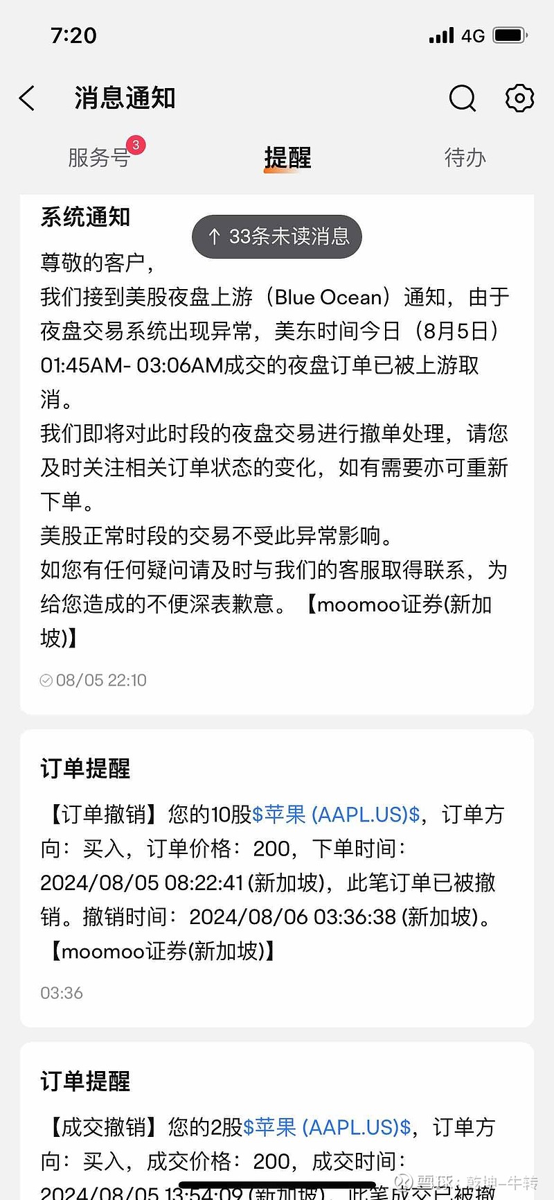 富途控股(FUTU)$ Moomoo 太TM恶心了，我昨天夜盘挂单，以200美元的价格成交买入的10股AAPL 竟然...