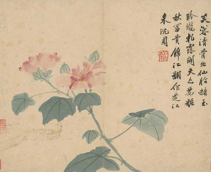 卧游图册明沈周绘纸本设色共十七开每开纵278厘米横373厘米