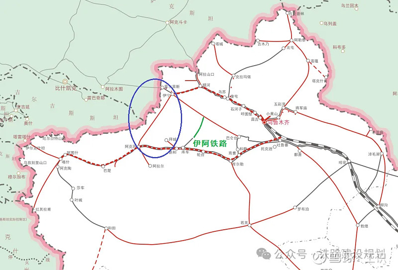 新疆火车线路图片