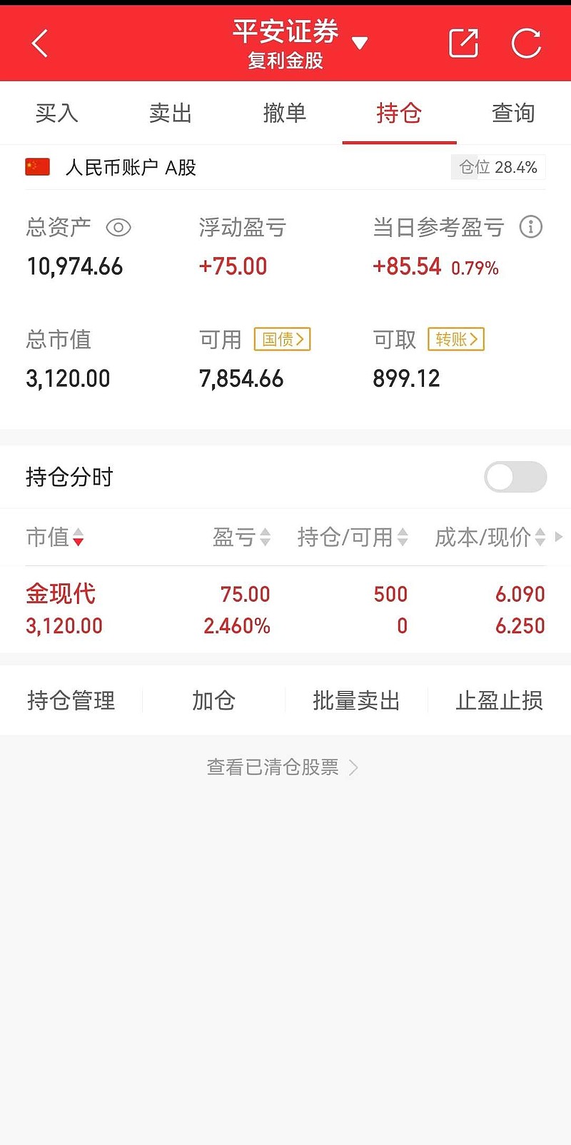 挑战1万赚10万,第96天