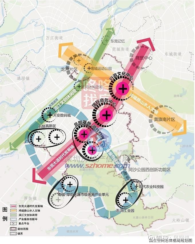 东莞南城区详细地图图片