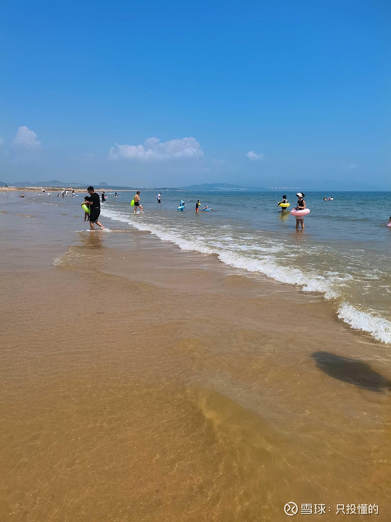 青岛黄金海岸沙滩图片