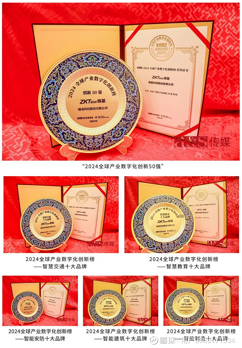 2024全球产业数字化创新榜揭晓，熵基科技斩获6项大奖 10月21日，在第21届a&s“2024年全球产业数字化峰会暨2024年全球产业数字化 ...