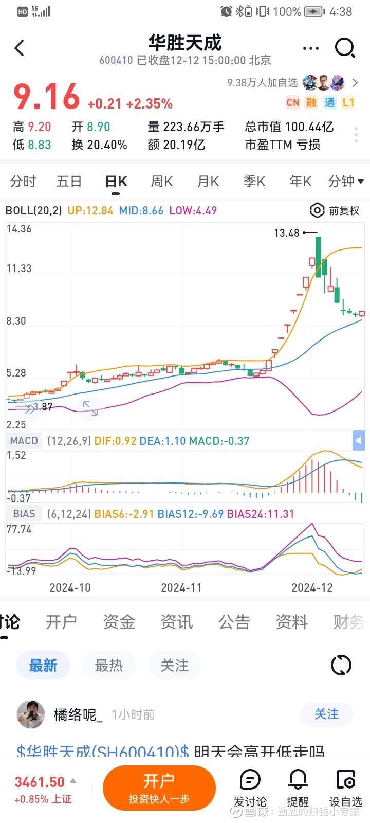 年后股票分析