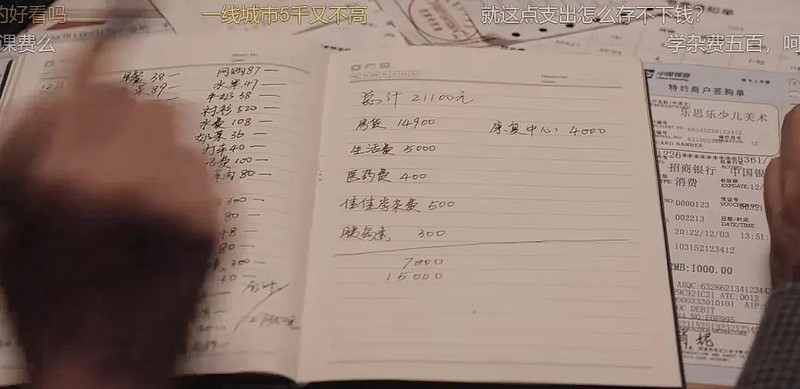 万买了1000万的房,已经跌了300万,然后房贷逾期,被银行信贷经理催收……账单看得窒息。最后主角是