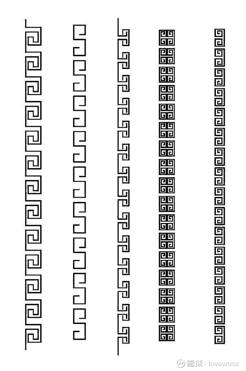 中华回形纹:回形纹是中国传统装饰纹样之一,因形状类似汉字“回”而得名,具有悠久的历史和丰富的文化内涵。历史起源与演变新石... - 雪球