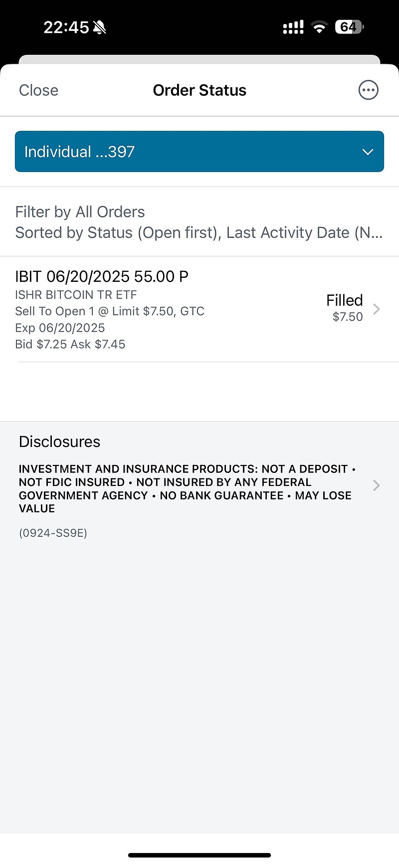 iShares Bitcoin Trust ETF(IBIT)$ $纳斯达克股票溢价收益(JEPQ)$ 夜盘跌个稀里哗...