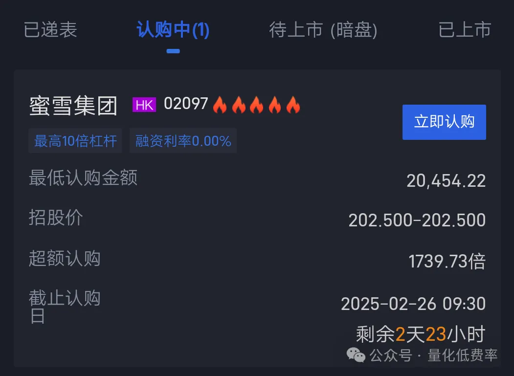 蜜雪冰城要不要申购，各个雪球大V建议汇总蜜雪冰城港股开始IPO ，到26日截止。目前为止超额热购1700倍，这个狂热程度超过了小编的想象。本来小编觉得上一只奶茶股...