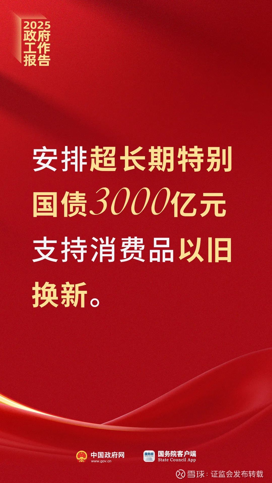 刚刚,政府工作报告现场传来这些重磅消息! - 雪球