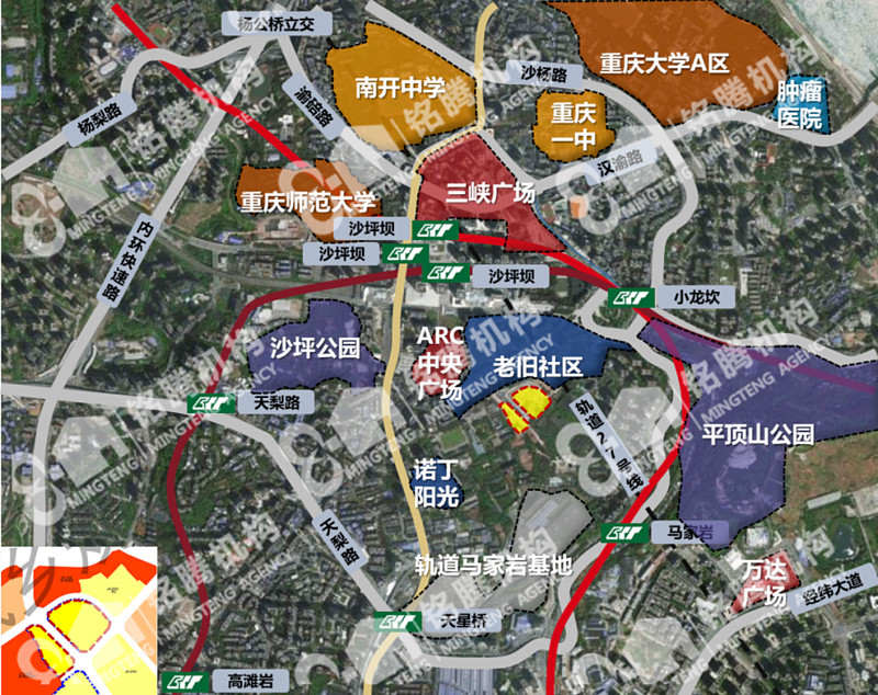 万亿gdp引擎下重庆楼市新局华侨城528万方核心地块落子沙坪坝