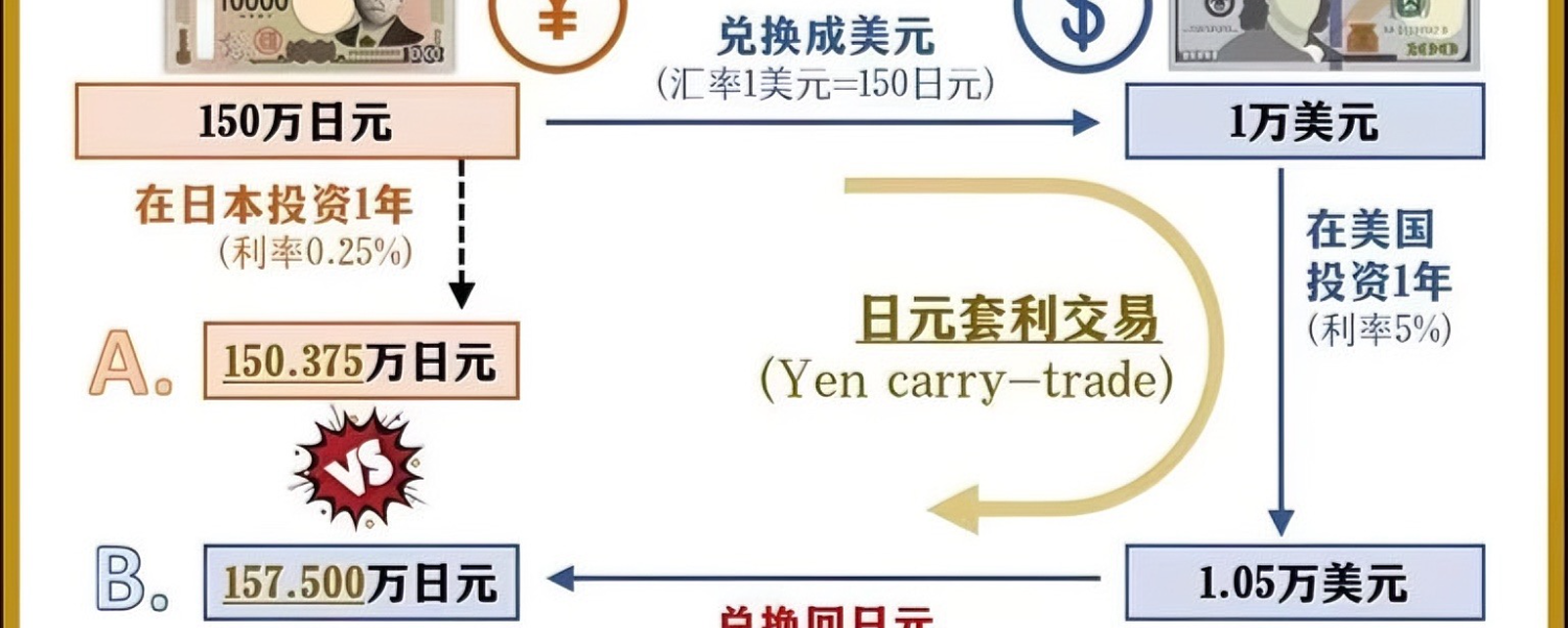 什么是日元外汇套息交易，日元汇率波动的核心因素什么是日元套息交易（carry  trade）我们都知道，日本自从在90年代经济泡沫破裂后经济从此陷入了衰退，日本央行一直...