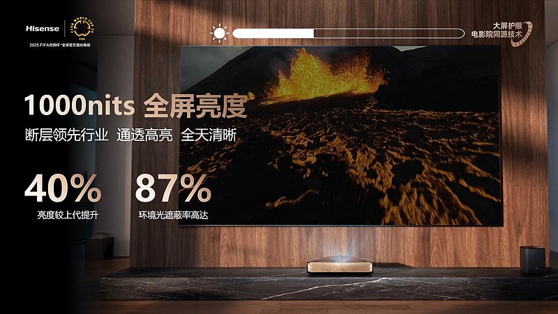 全球首台1000nits激光电视海信探索X1 Ultra正式发布-锋巢网