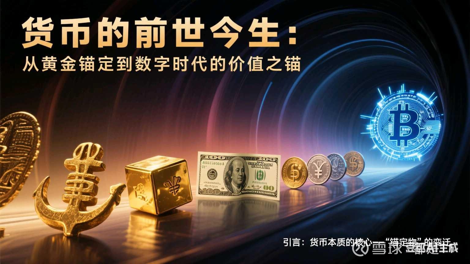 货币的前世今生：从黄金锚定到数字时代的价值之锚引言：货币本质的核心——“锚定物”的变迁货币的历史，本质是人类对“价值共识”不断重构的过程。从