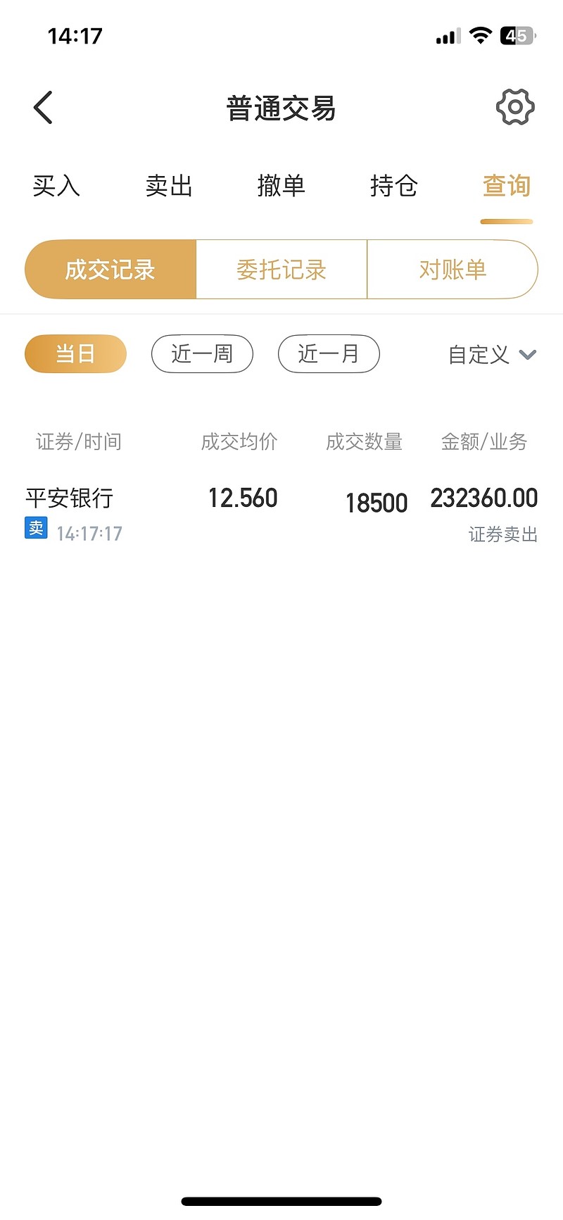 $平安银行(sz000001)$