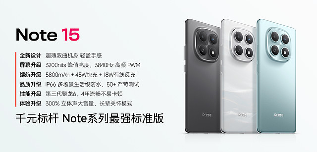 耐用品质实战之王，REDMI Note 15 Pro+震撼发布，首销 1899元起-锋巢网